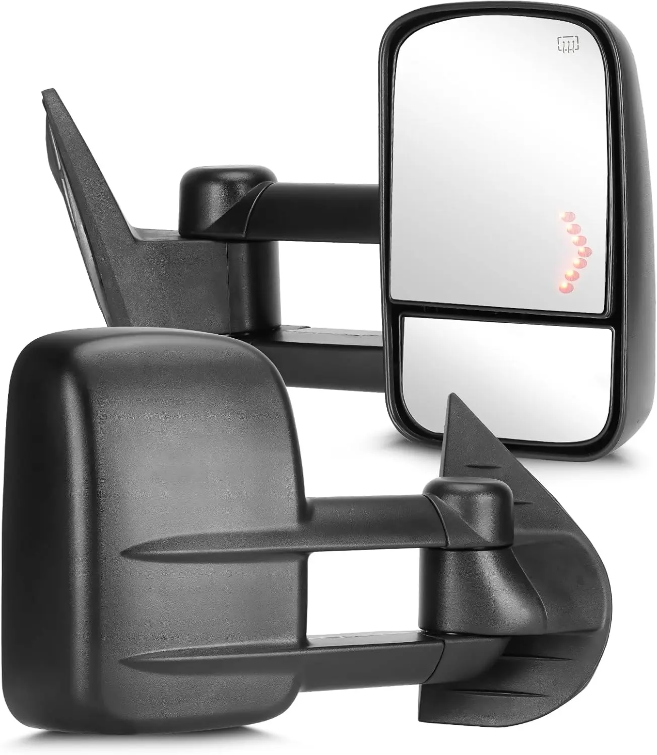 

Towing Mirrors 2007-2013 For Chevy For GMC; Silverado Sierra 1500 2500 HD/ 3500 Suburban; 07-2014 Tahoe/Yukon Tow Mirrors; Manua