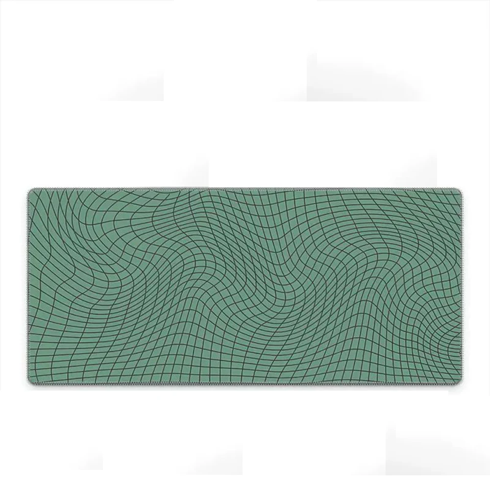 

Dark Green 3D Line Art Texture Pattern Gaming Mouse Pad Laptop Keyboard Desk Pad Non-slip Base Suitable for Gamers and Office