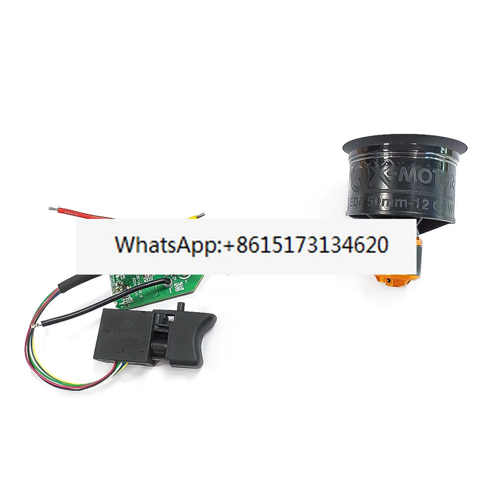 

50Mm 12-blade Brushless Motor with Control Board Power Pack for Fans
