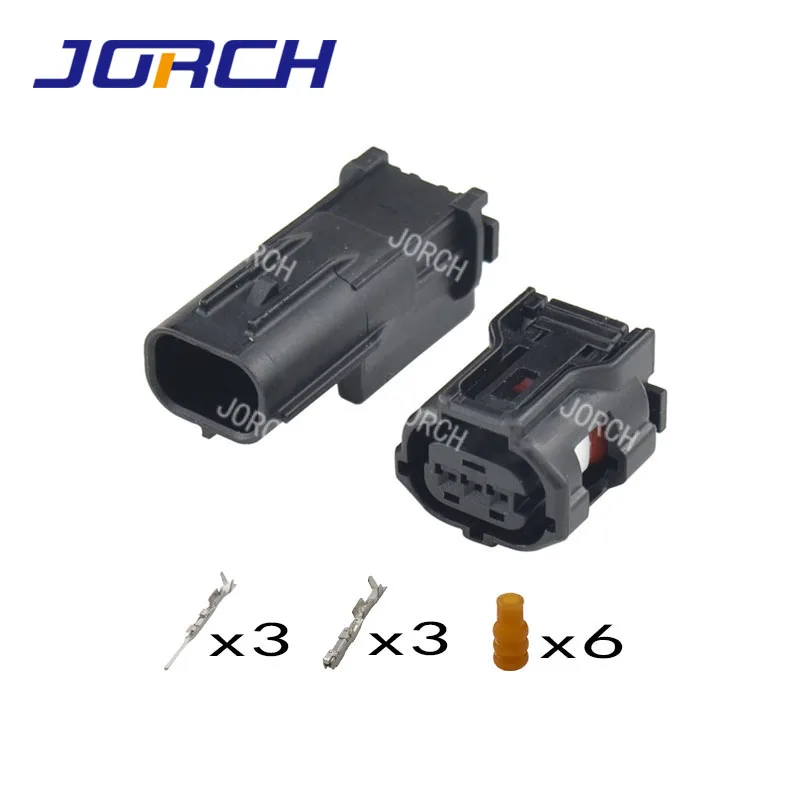 3 Pin Female/male Headlight Lamp Camshaft Sensor Waterproof Auto Connector 6189-1129 6188-4920 DJ7035Y-0.6-21 DJ7035Y-0.6-11
