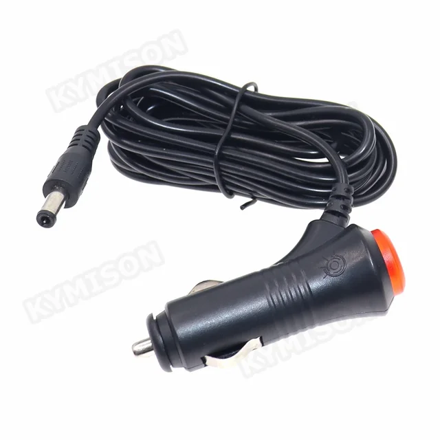 DC 5.5*2.1 gniazdo do zapalniczki samochodowej DC 12V konwerter zasilacz do ładowarki Mal Ecable LED przedłużacz światła