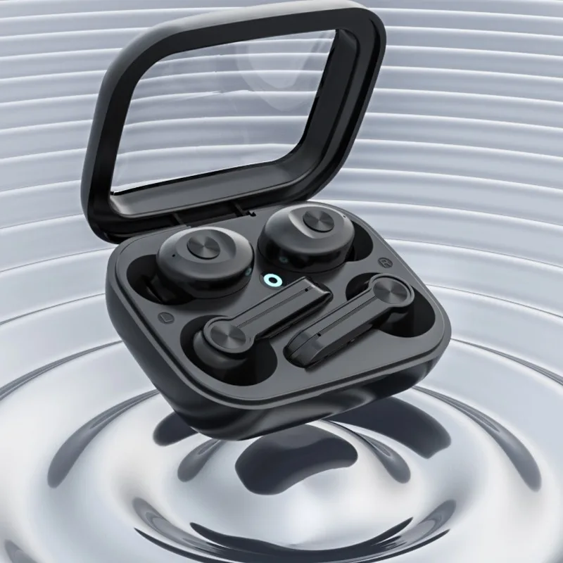 

Wireless Sports Earphones Bluetooth 5.3 Stereo Sound IPX2 Secure Comfortable Earhooks with Noise Cancelling Mic for Running Gym