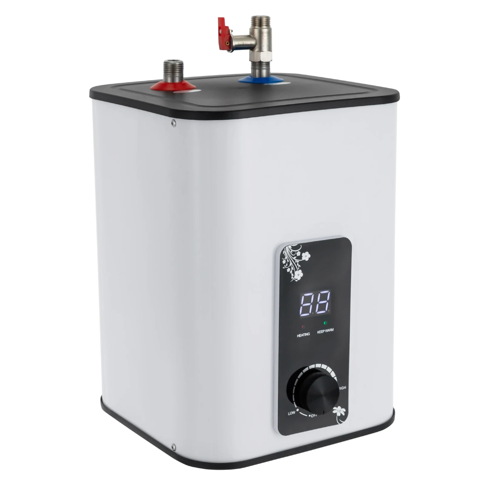 Calentador de Agua Eléctrico Instantáneo 1500W con Control Digital de Temperatura
