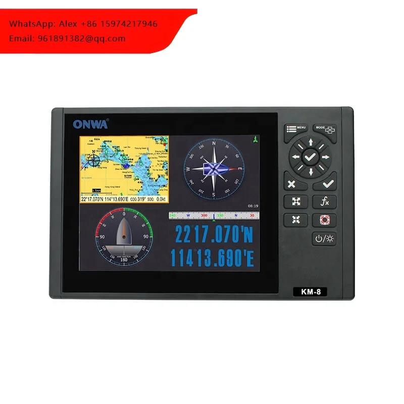 

KM-8 (Новинка!) 8-дюймовый многофункциональный GPS-картплоттер с эхолотом/глубиномером и датчиком для поиска рыбы