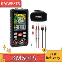 KAIWEETS KM601S Digital Multimeter 10000 Counts True-RMS Meter Smart Mode Manual Mode Rechargeable Battery Flashlight Auto-Lock