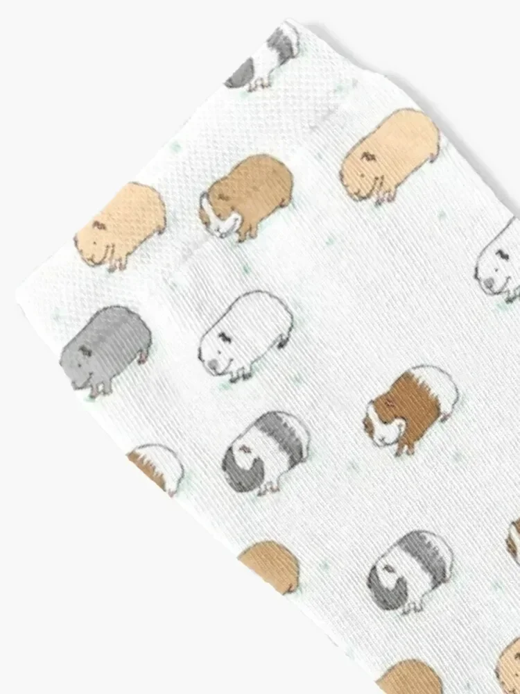 Bunch of guinea pigs Socks Novelties Antiskid soccer cartoon sheer Socks Male Women's