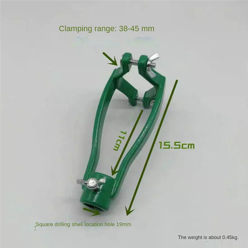 

A96I-1 PCS Hand Drill Tenon Holder Hand Drill Fixed Green High Manganese Steel For Installation And Disassembly Mortise Machine