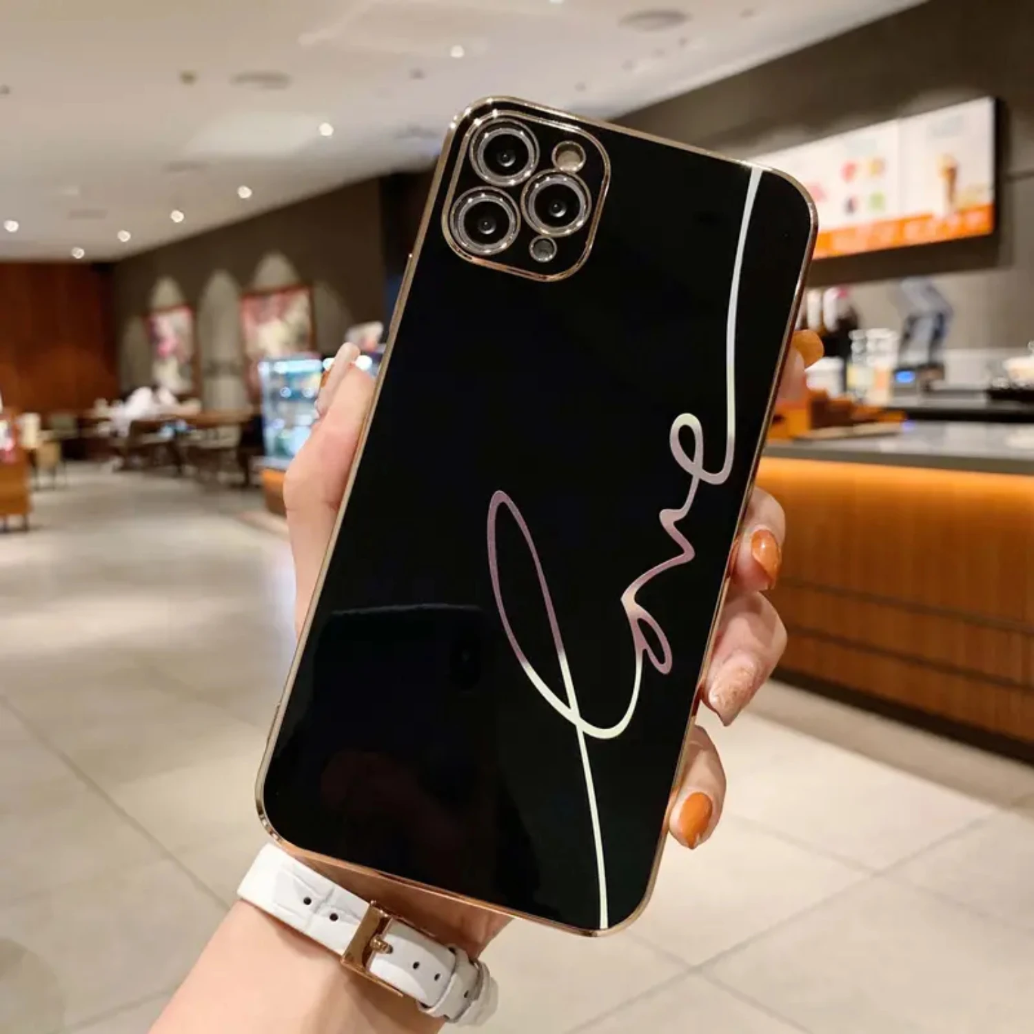 

Multicolor Artistic Electroplated Phone Case For IPhone14/14Plus/14Pro/14Pro Max, IPhone13/13Pro/13Pro Max, IPhone12/12Pro/12Pro