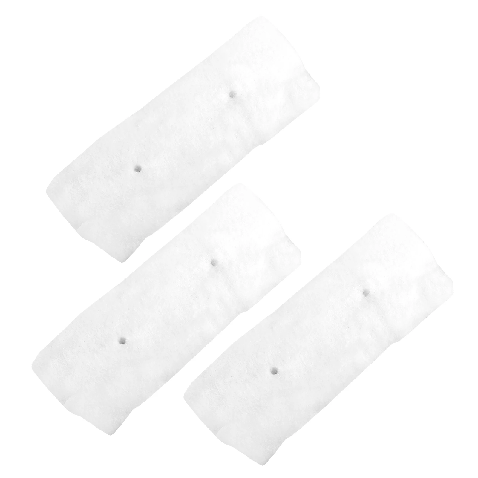 

30 pcs Glass Cleaner Square Accessories Double Sided Window Cleaning Tool Rubber Strip White Color Household Use