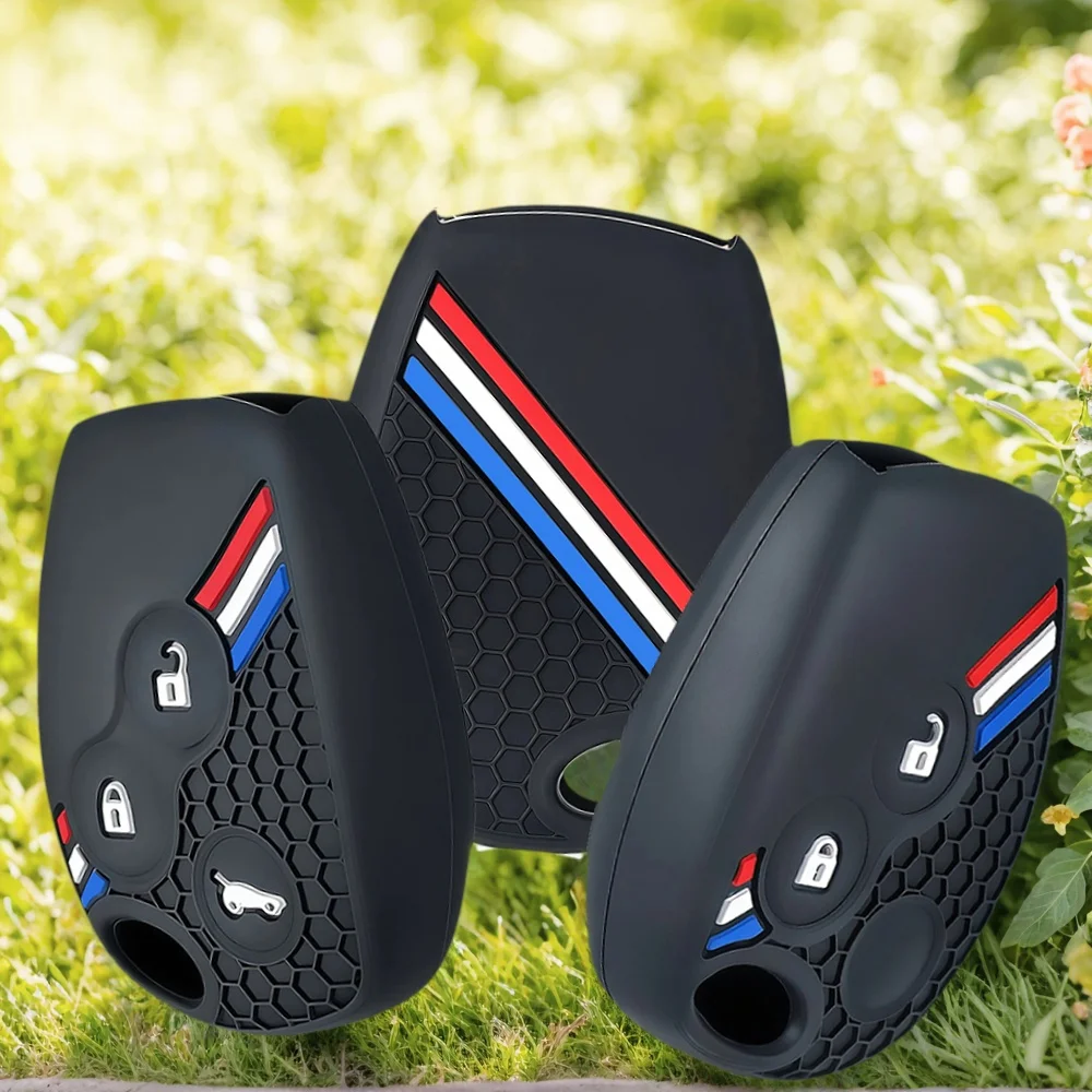 Funda de silicona para llave de coche, funda para Renault Trafic Vivaro Primastar Movano Kangoo Logan 2 Clio 3 para llavero Opel Vivaro