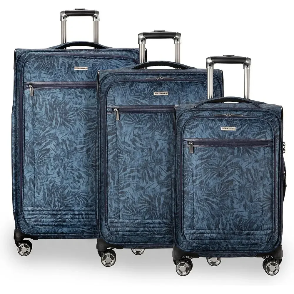 

Sustainable 100% rPET 3-Piece Large Luggage Set with Lightweight, Eco-Friendly Design, Expandable, Dual Spinner Wheels, Serenget