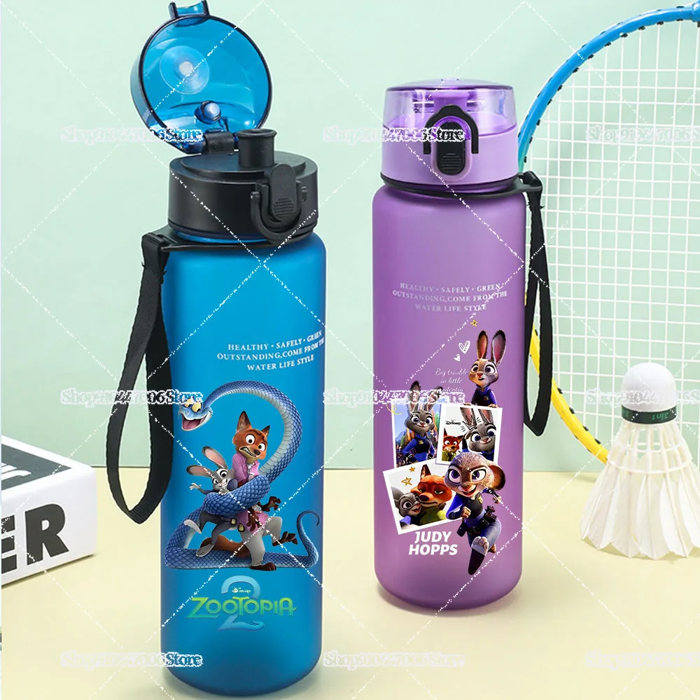 700-мл-мультфильм-аниме-zootopia-2-бутылки-для-воды-rise-of-the-non-mammalians-для-спортивной-чашки-большой-емкости-disney-judy-nick-посуда-для-напитков