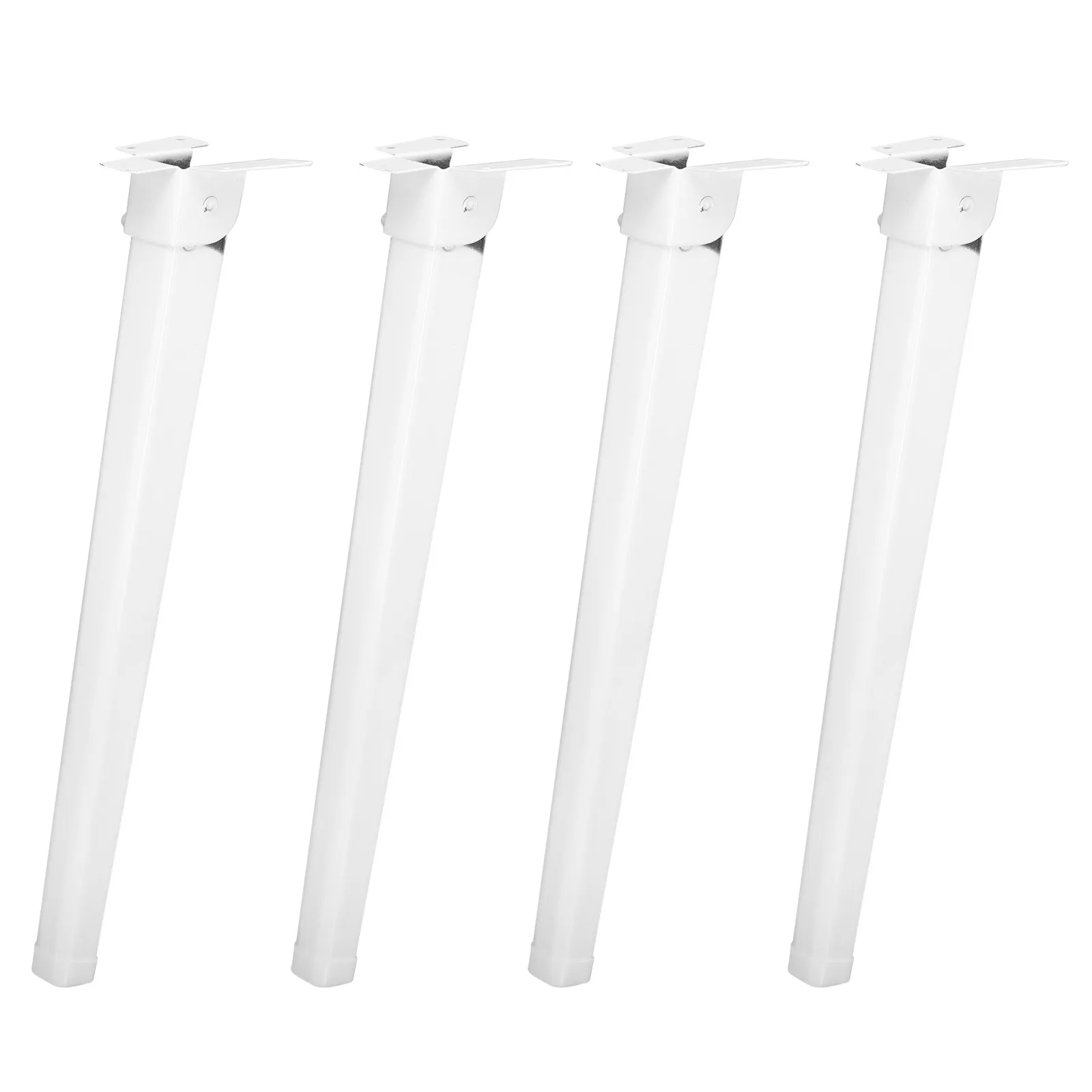 4Pcs Industrial Style Folding Table Legs Robust Adjustable Height Compatible with Bed Laptop Coffee Tables Foldable Space Saving