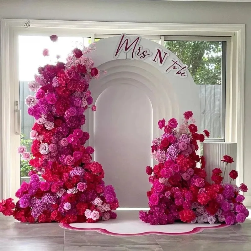 DKB- Wedding Arch Backdrop Event Party Stage Decoration Back Drops Supplies Flower Wall Background Flower Backdrop Stand