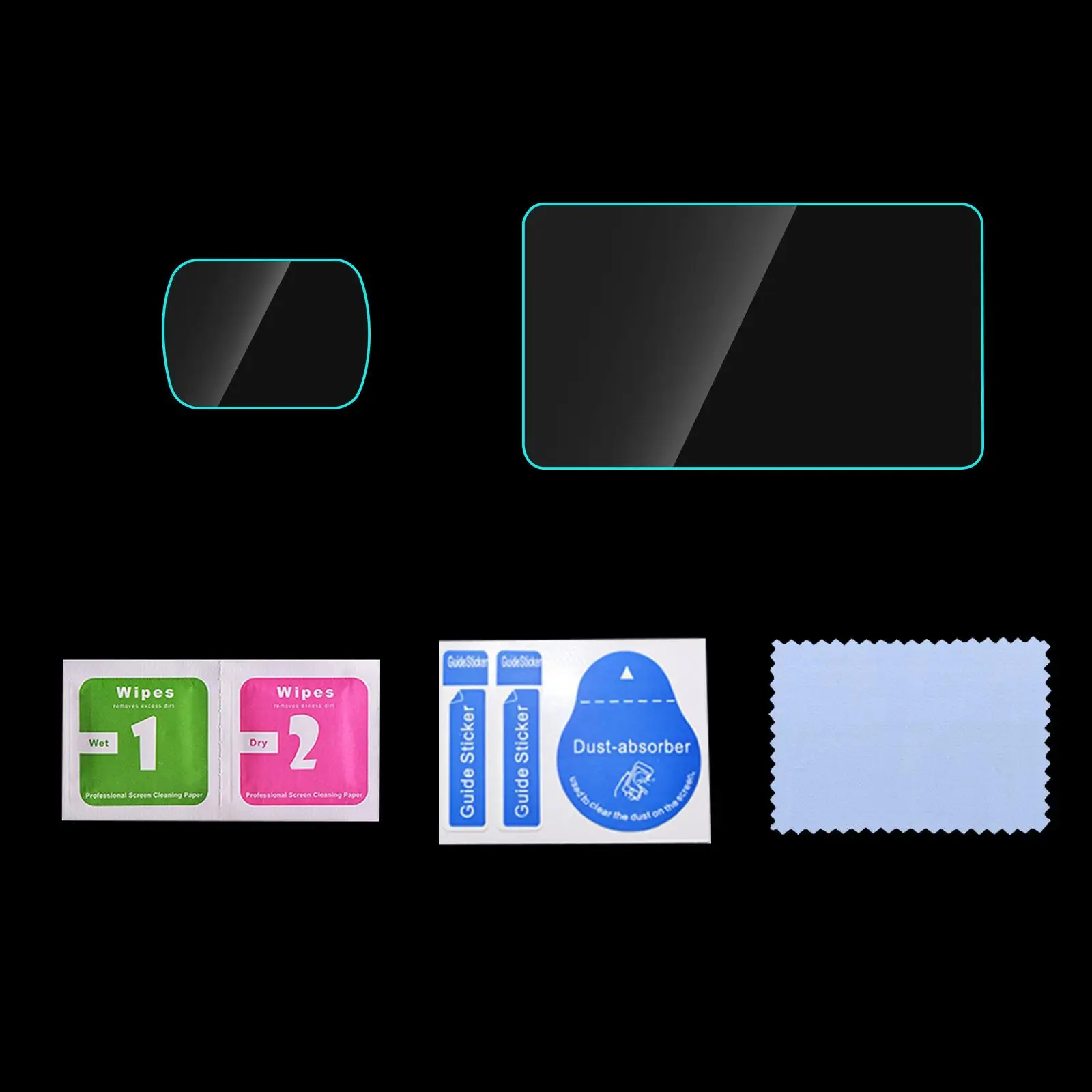 PULUZ 9H 2.5D HD Tempered Glass Lens Protector + Screen Film For DJI OSMO Pocket 4 / 3 Anti-Scratch Protective Film
