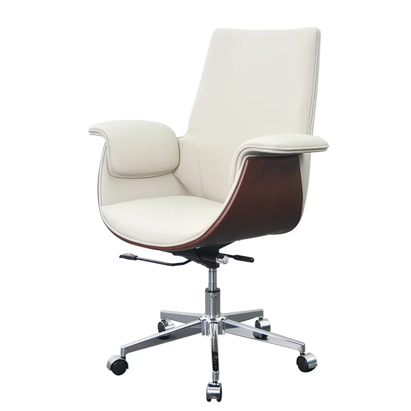 

Boss office chair modern leather computer chair manager study home rotating light luxury life