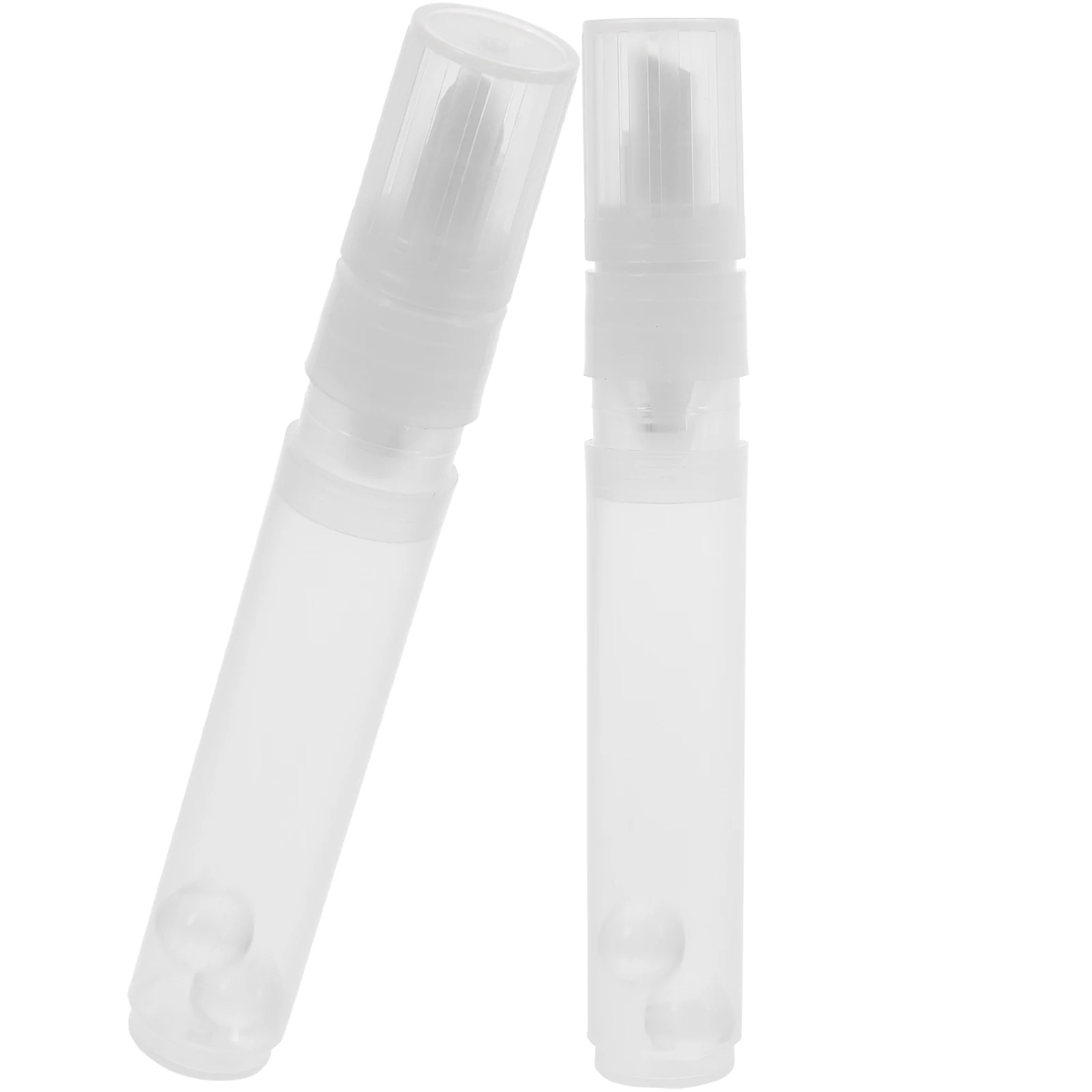 

2Pcs Plastic Note Pens Empty Markers Paint Pen Shells Lightweight Proper Size Replaceable Tips Art Supplies Safe