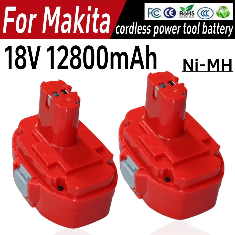 18V 12.8Ah Ni-MH Rechargeable Battery For Makita PA12 PA14 PA09 PA18 9100 1220 1420 1435 6270D 6280D Replaceable battery