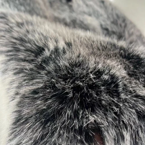 極厚染色シャープ3色フォックスファー長毛プラッシュ生地高級フェイクファー衣類襟飾り靴カバーふわふわ人工毛皮