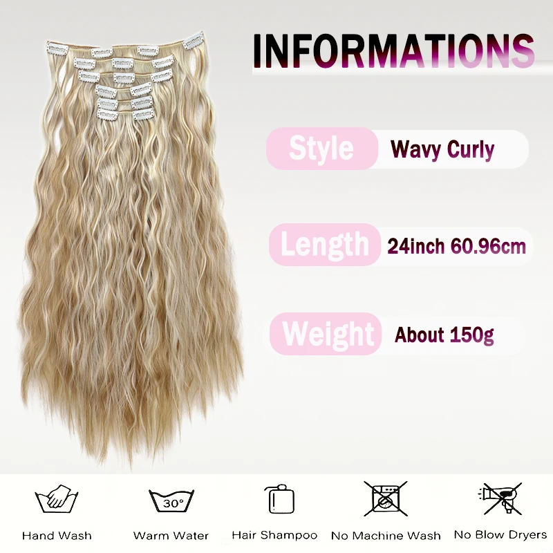 Thumbnail 2 - #57 Latest Clip-In Synthetic Hair Extensions Offers