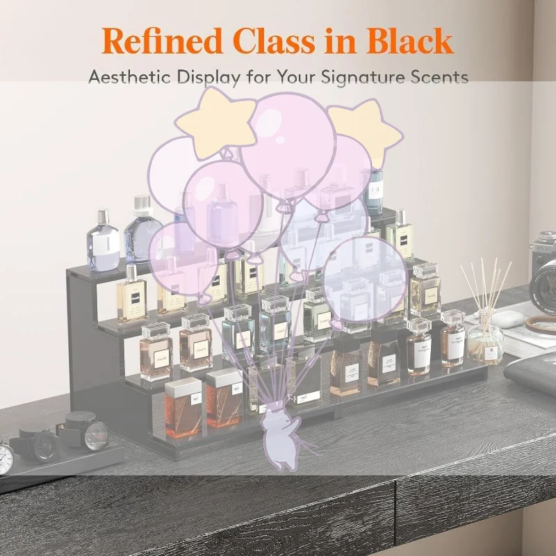 

Трехуровневая акриловая подставка для фигурок, органайзер для игрушек, полки для хранения кексов и парфюмерии, прозрачный держатель для украшений и браслетов