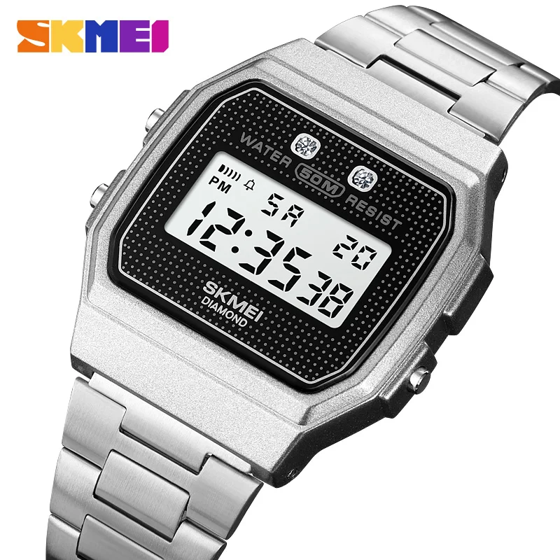 SKMEI Watch For Men Fashion 5Bar Waterproof Digital Wristwatch Military Chronograph Date Week Sport Watches Clock Reloj Hombre