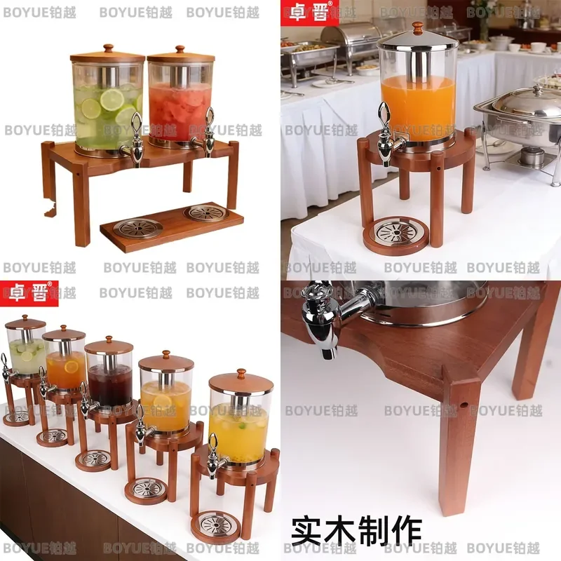 Commercial Beverage Dispenser Transparent Drink Server with Tripod Stand for Lemonade Milk Tea Coffee Soy Milk Party Bar