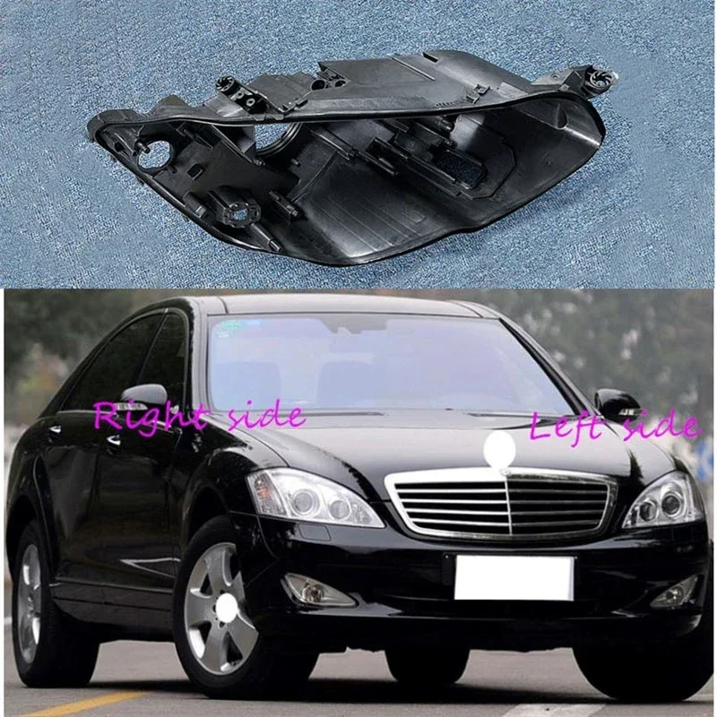 For Mercedes-Benz S-Class W221 2006 2007 2008 2009 Headlight Base Headlamp House Car Rear Base Auto Headlight Back House