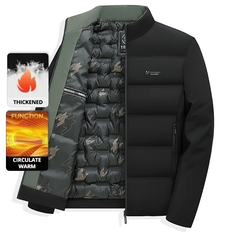 Grado superiore ​ ​ Giacca Parka corta invernale da uomo Giacca a vento Cappotti Bubble Puffer 2025 Nuovo capospalla trapuntato moda casual