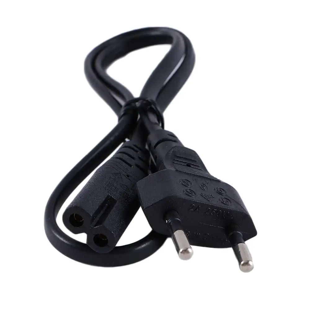 0.6m Plug Charging European Cameras Laptop C7 To Euro 2 Pin EU Power Charge Cord Figure 8 Power Cables