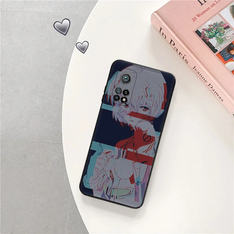 Black Matte Phone Case for Redmi Note12 Note13 5G Xiaomi 13 12 Pro 12C 12X 12T 13C 12S Lite LEWD Vaporwave Girl Anime Soft Cover