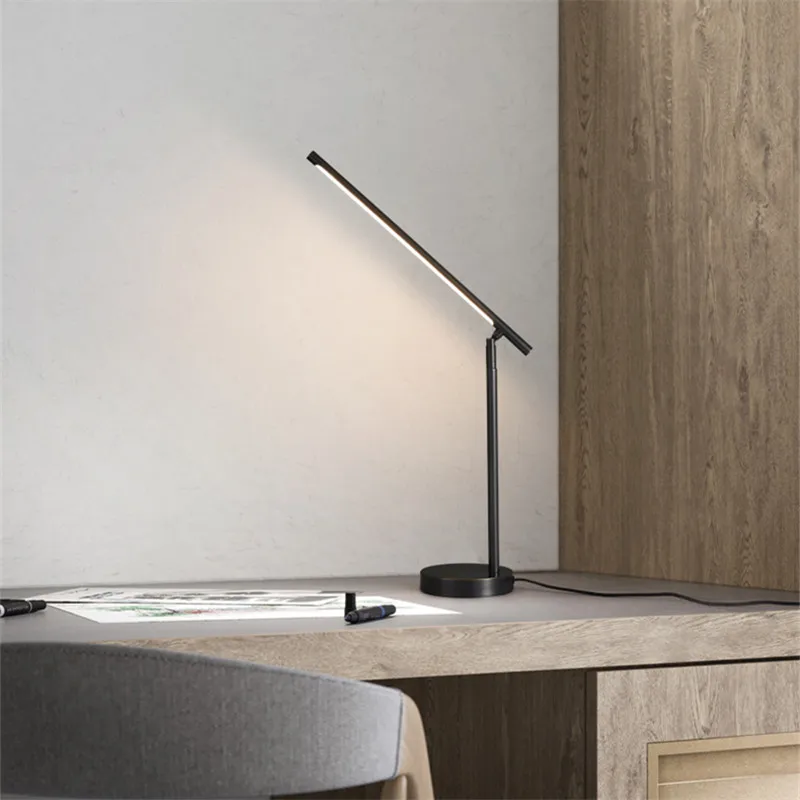 Creative Fabric Desk Lighting LED 3 Colors Decor Home Bed Room Contemporary Brass Table