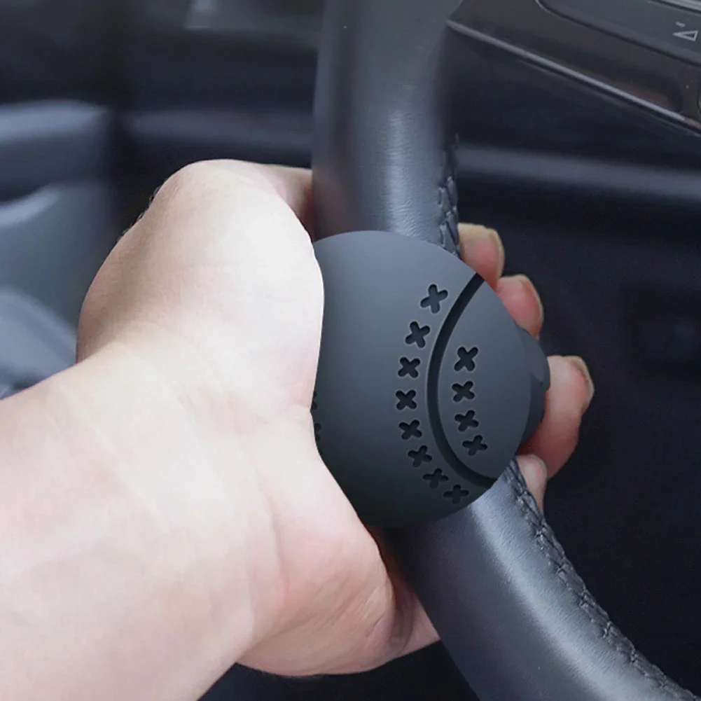 Car Turning Steering Wheel Booster Spinner Knob 360 Degree Rotation Metal Bearing Power Handle Ball Shaped Car Accessories image 3