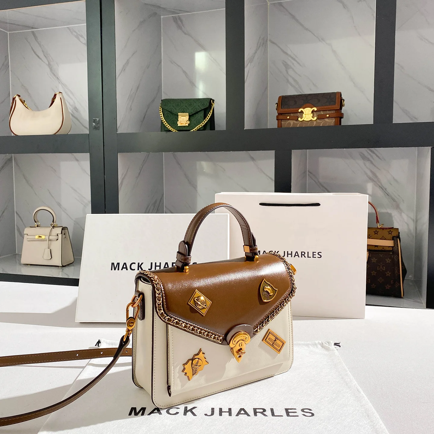 Minimalist High-End Elegant Vintage Diaper Bag For Women Designer Paris Leather Tote For Fashion Commuter And Superstar Style