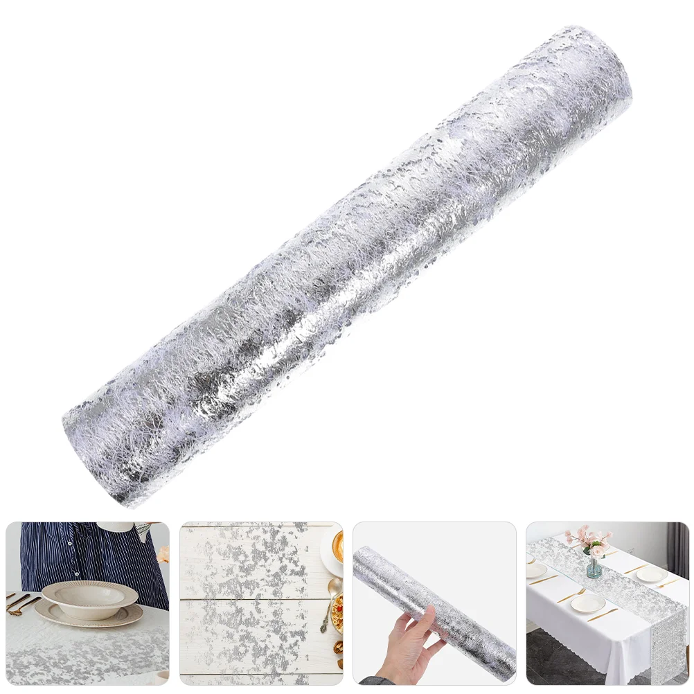 Table Runner Covered Flower Mesh Home Decor Party Decorations Wedding Engagement Centerpieces for Grace Cloth