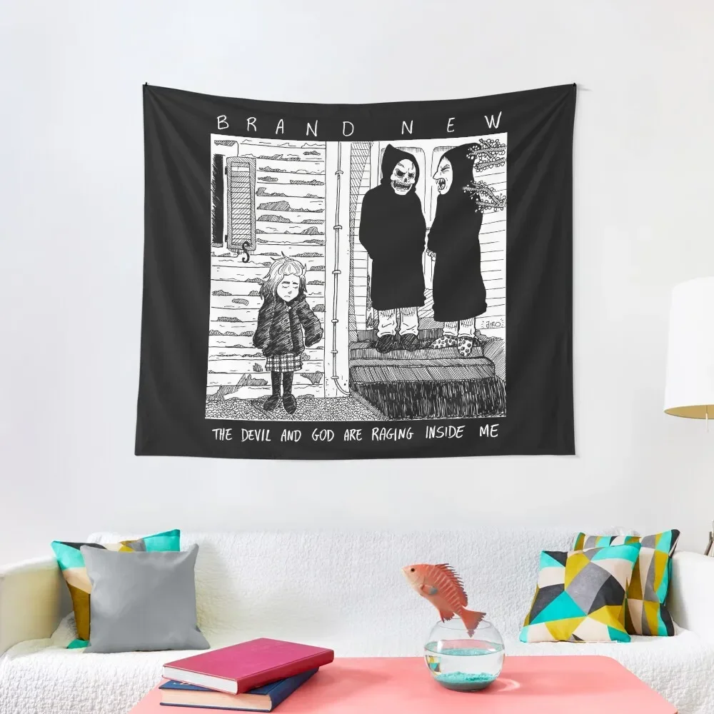 

The Devil and God are Raging Inside Me - Fanartwork Tapestry Bedroom Decoration Wall Hanging Wall Room Decorator Tapestry