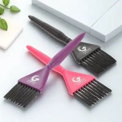 

3Pcs Hair Dye Brush Set Pc Material Reusable Washable Hair Coloring Brush for Salon Home Use Ultra Soft Bristles Even Dye