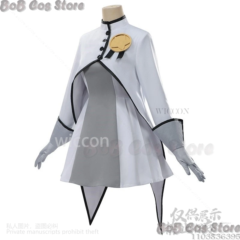Anime Card Captors Sakura KINOMOTO Cosplay White Gray Dress Cape Lolita Kawaii Cute Uniform Wig Japanese Carnival Cos Customized