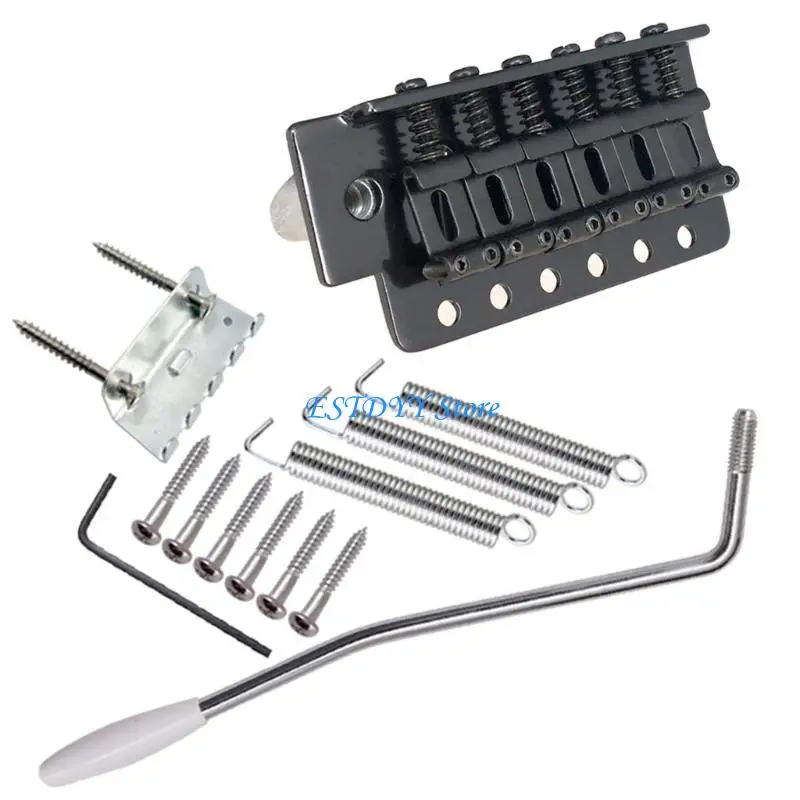 

G6DE Bridge with whammy Bar for 6String Guitar Tailpiece Guitar Tremolo Bridge System
