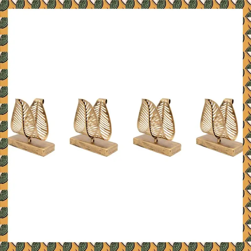 

A77I 4X Отдельно стоящий современный держатель для салфеток с дизайном листьев, настольный диспенсер для бумажных полотенец, ящик для хранения салфеток