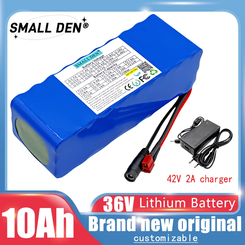 

36V 10Ah Brand new lithium-ion battery 10S3P 500W high-power battery suitable for various transportation vehicles, customizable