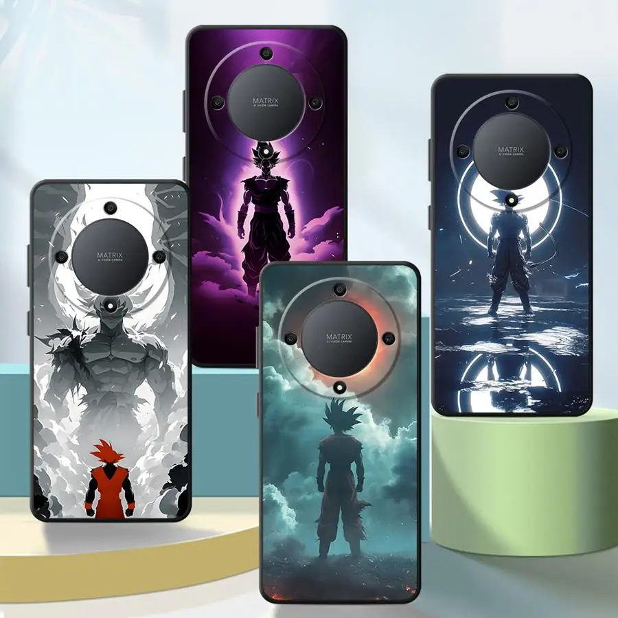 DragonS BallS Huge Goku غطاء هاتف ناعم أسود لهاتف Honor X6 X7 200 400 Lite 8X X5b 70 Magic5Lite X8 X9a 90