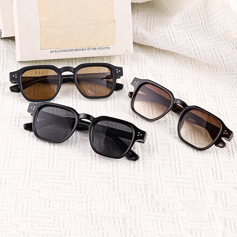 1/2/3 Pcs Großhandel Neue Mode Sonnenbrillen Männer Klassische Quadratische Sonnenbrille Party Im Freien Urlaub Reise Brillen – Detail 2