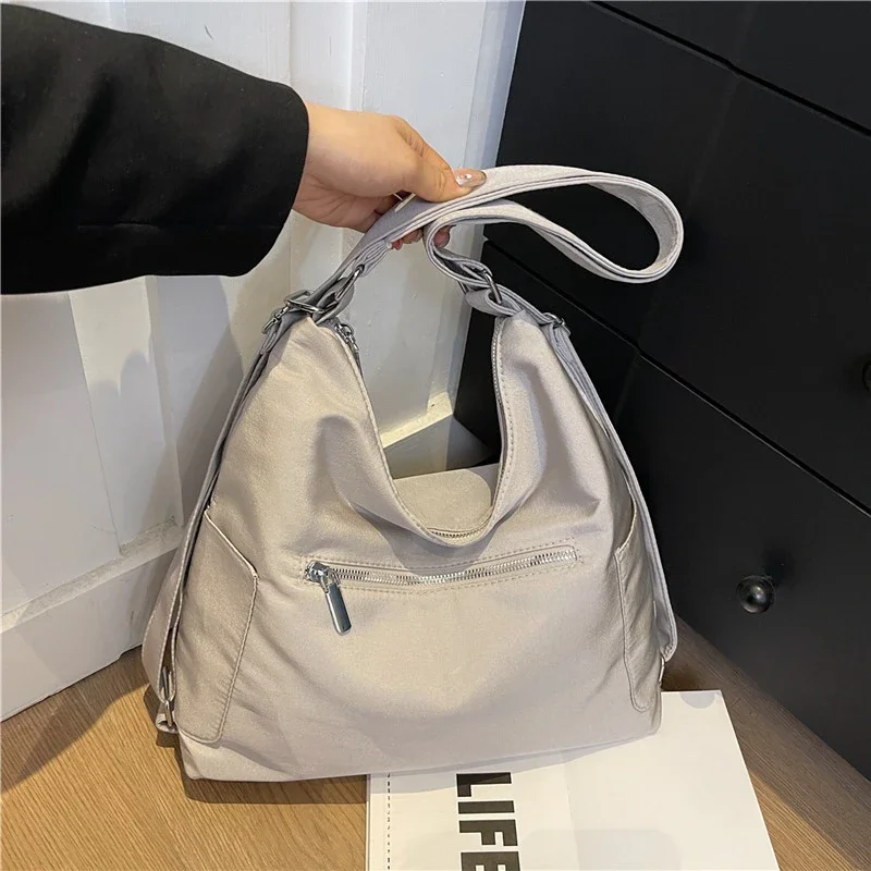 Nylon Zipper Classics Backpacks Solid Multifunction Ladies Bags on Sale 2024 High Quality High Capacity Commuting Backpacks