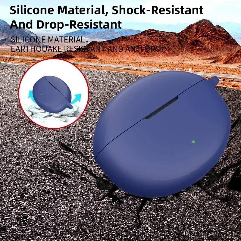 สําหรับ OPPO Enco Air4 Pro หูฟังบลูทูธกรณี Protector ซิลิโคนป้องกันฝุ่นป้องกัน Protector ล้างทําความสะอาดได้ป้องกันลายนิ้วมือ