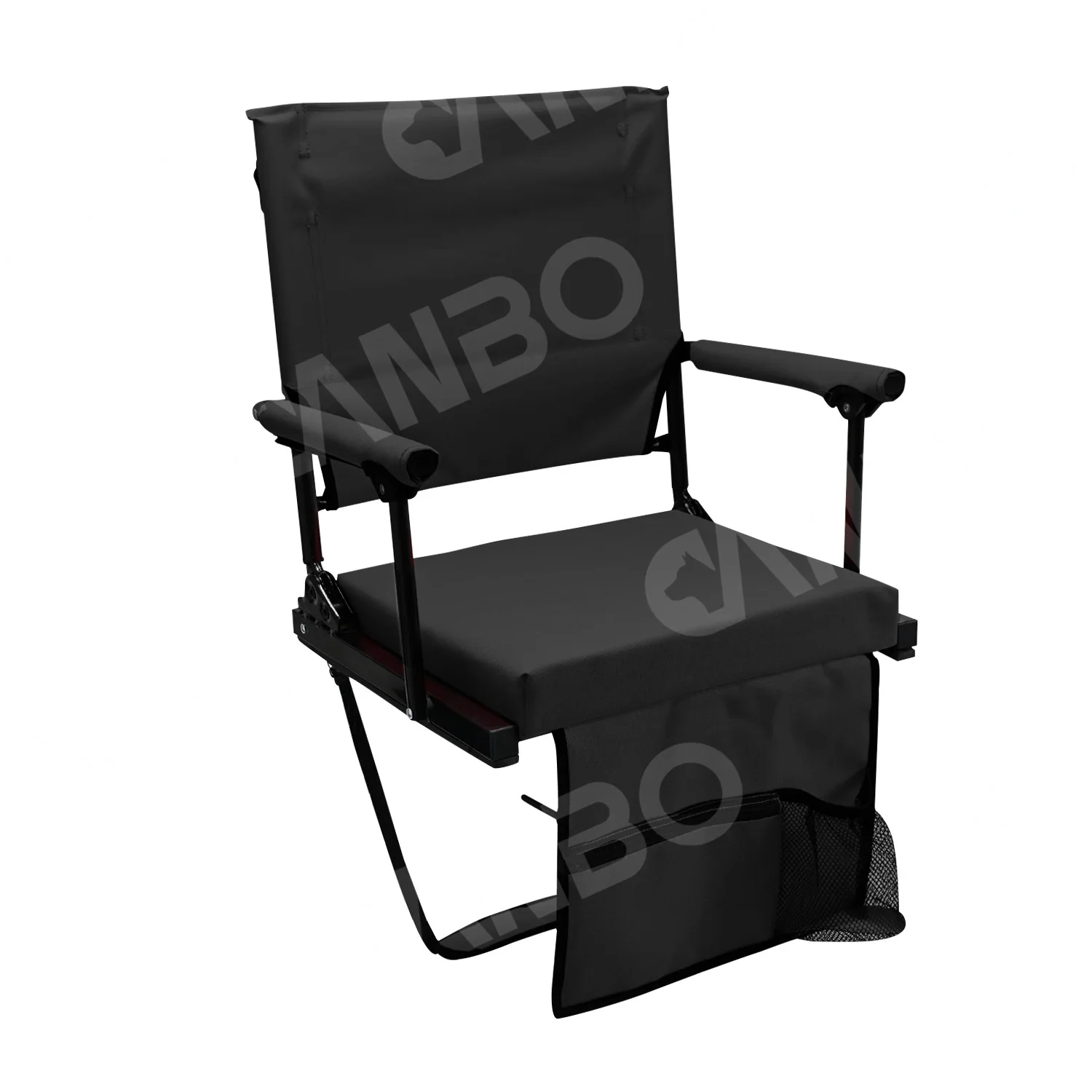 Стул-подставка для стадиона, складной стул со спинкой и подлокотниками, портативный металлический стул для кемпинга на открытом воздухе