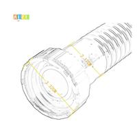A12E-Air Pump Hose Soft Inflatable Tubefor High Pressure Hand Pump For Aqua Marina/ZRAY Stand Up Paddle Board Boat Accessory