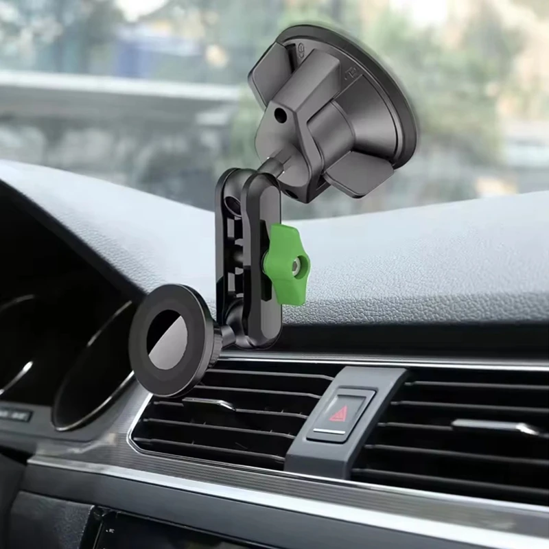Magnetic Cell Phone Holder Vacuum Suction Car Phone Mount Holder 360 Rotation Auto Navigation Support for Rv Truck-A31R