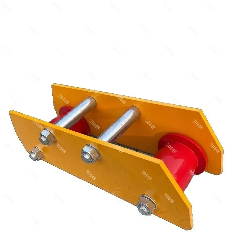 

Long i-beam pulley monorail trolley traveling crane track pulley walking hand push track surface racing car