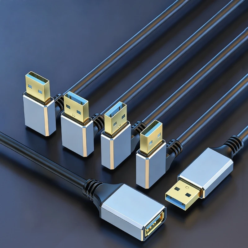 Plugs And Play USB Extender Cable 5Gbps Data Transfer Supports Printer Mouse Flash Drive